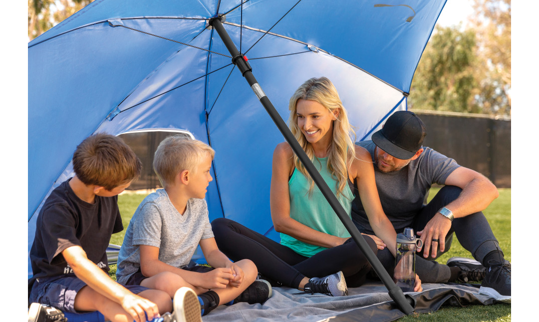 Sport-Brella Ultra senčnik za plažo | 244 cm, UPF 50+, 2.99 kg | Popolna senca in zaščita pred vetrom za brezskrbno poletje