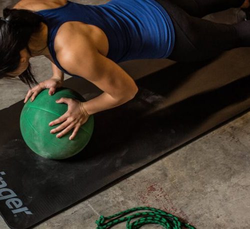 Harbinger Ribbed Durafoam Exercise Mat - podloga za vježbe na podu