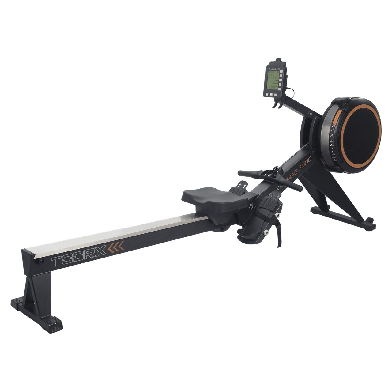 Toorx RWX AIRMAG 7000 Hibridni Rower | Vrhunski Veslački Ergometar s Dvostrukim Otporom