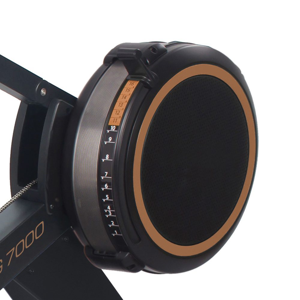 Toorx RWX AIRMAG 7000 Hibridni Rower | Vrhunski Veslački Ergometar s Dvostrukim Otporom - Slika 2
