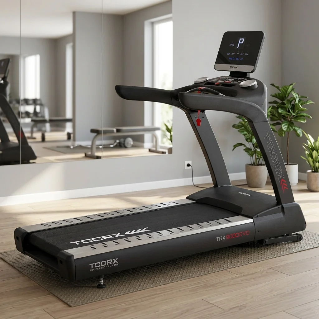 Toorx TRX-9000 EVO | Profesionalna traka za trčanje | AC motor 6/8 HP | Nagib 19 % | Za fitness centre i zahtjevne trkače - Slika 4