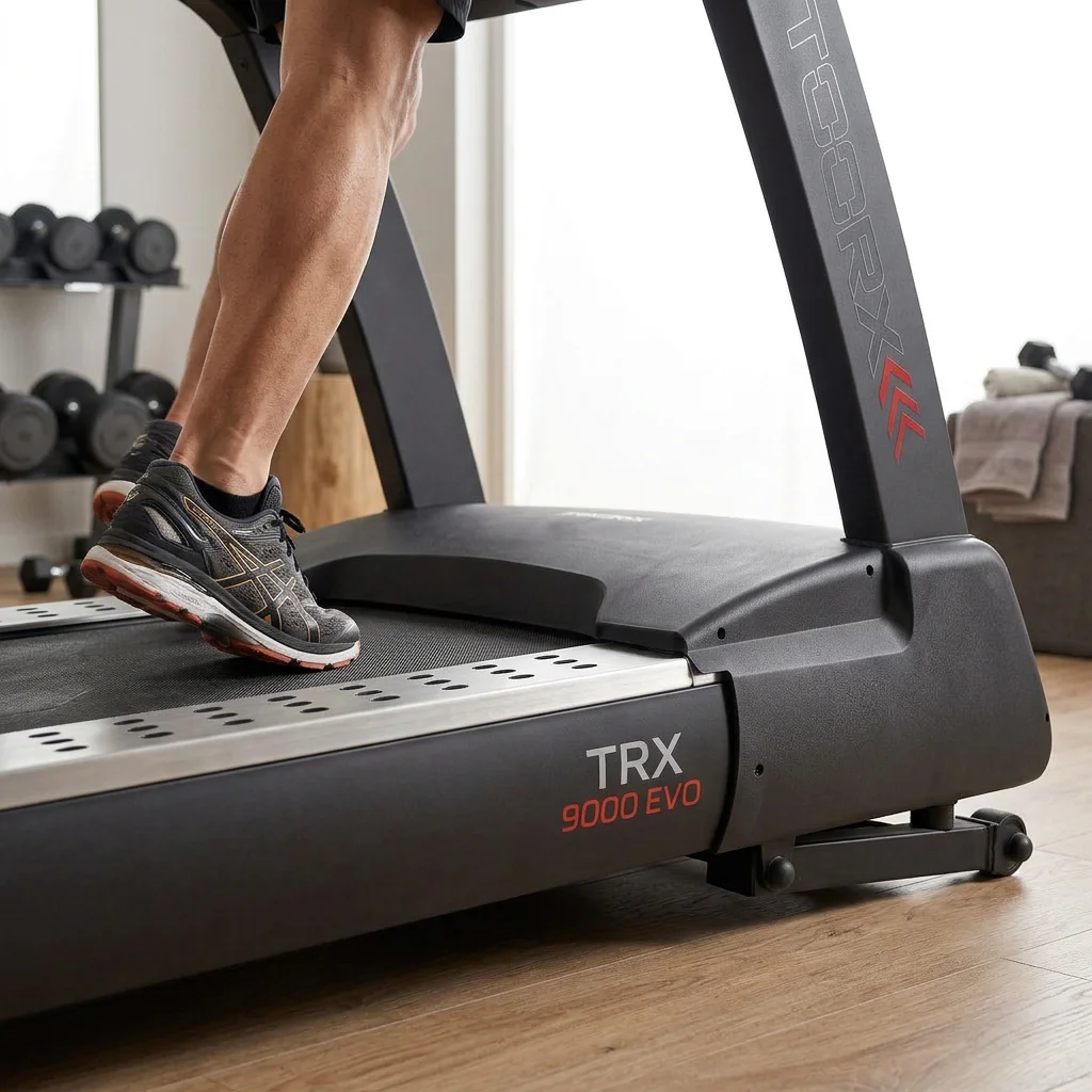 Toorx TRX-9000 EVO | Profesionalna traka za trčanje | AC motor 6/8 HP | Nagib 19 % | Za fitness centre i zahtjevne trkače - Slika 7