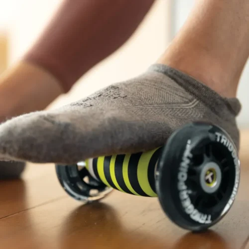 TriggerPoint NANO LTE – foot roller v uporabi