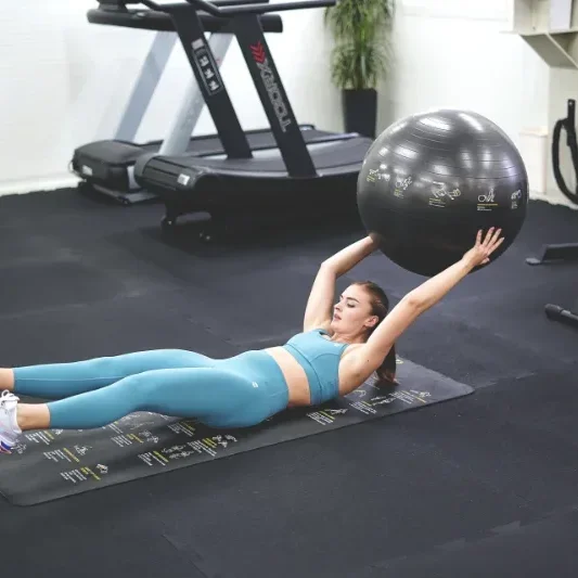 SKLZ Trainer Ball | gimnastička lopta 65 cm | Trening, držanje i udobnost u jednom - Slika 7