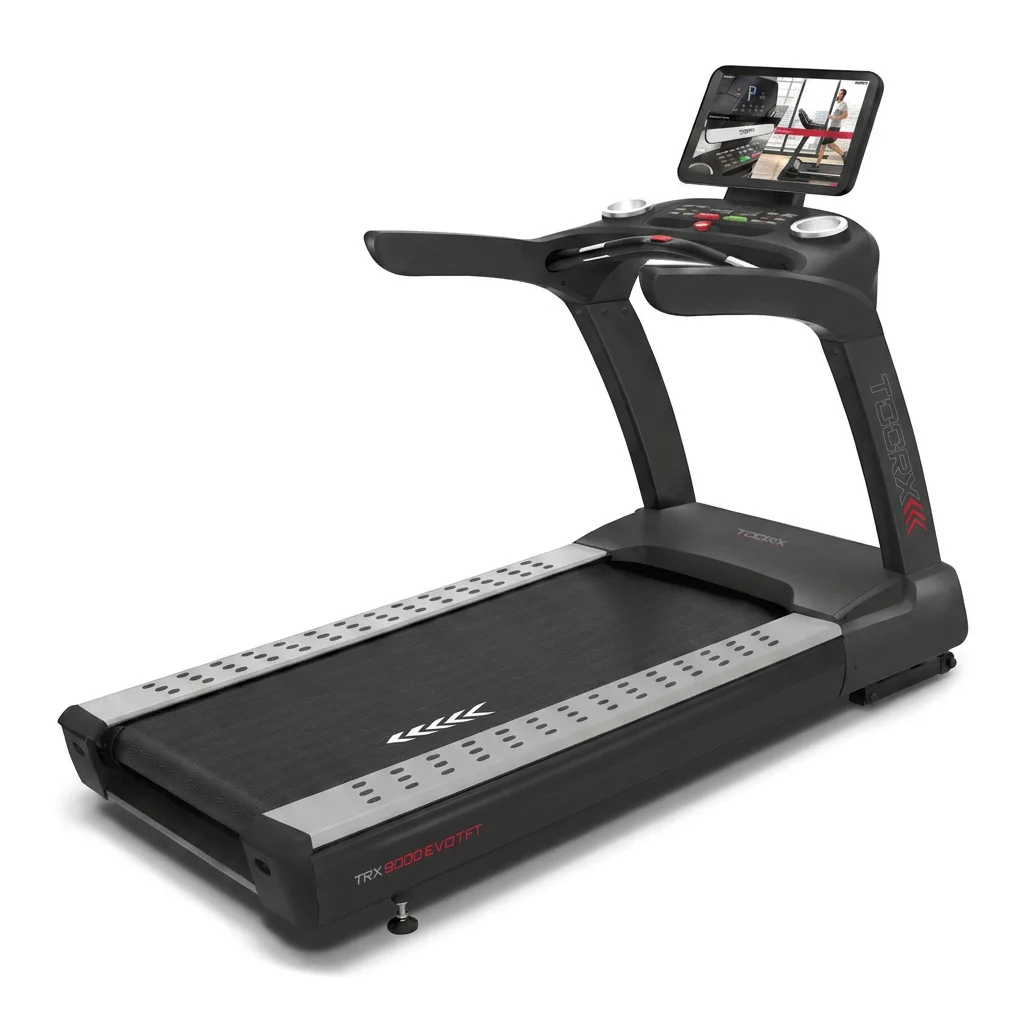 Toorx TRX-9000 EVO TFT | Profesionalna traka za trčanje s 21,5" HD zaslonom osjetljivim na dodir | AC motor 6/8 HP | Netflix, YouTube, Zwift - Slika 8