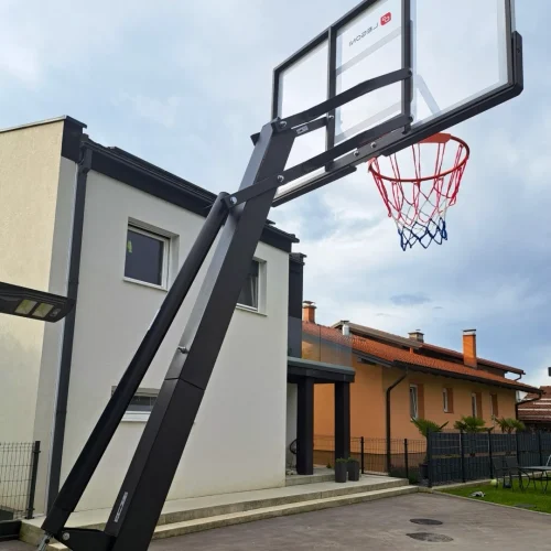 PRO DUNK Prostostojeći Košarkarski Koš 230–305 cm | Prijenosni sustav s punjivom bazom za profesionalnu igru