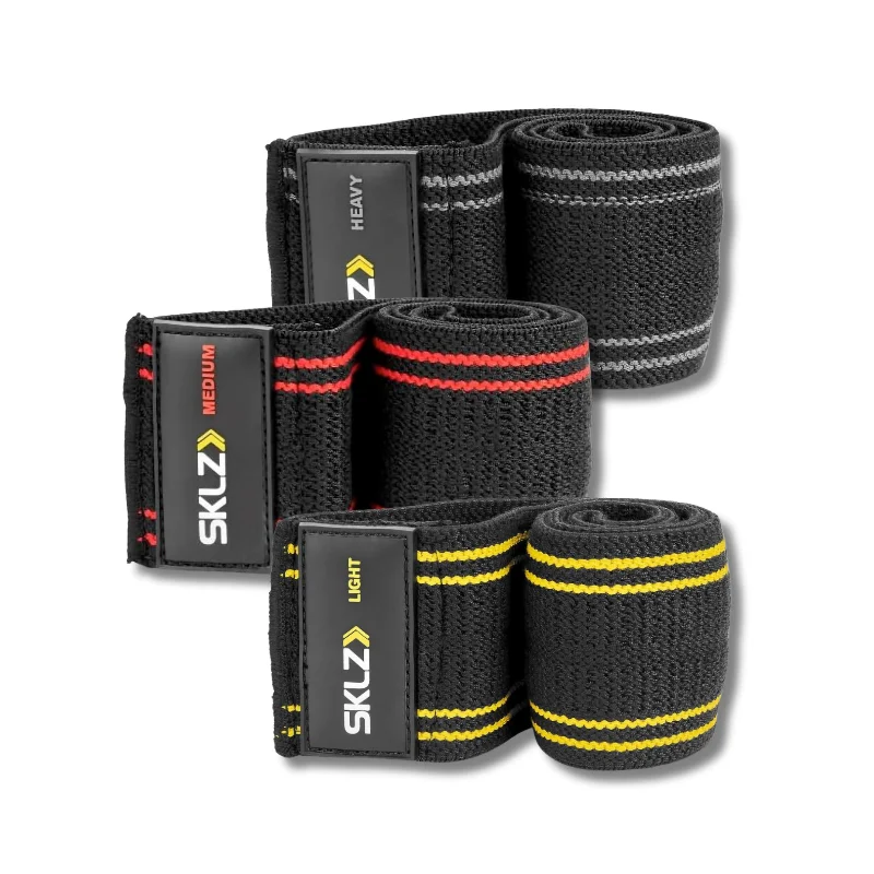 SKLZ Pro Knit Mini Band – mini elastične zanke (LIGHT • MEDIUM • HEAVY) | 6 cm × 33 cm | Mobilnost i snaga bilo gdje