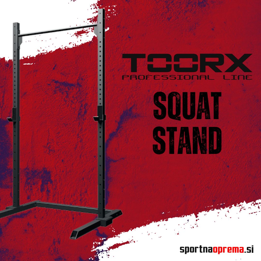 TOORX Squat Stand | Kompaktno i profesionalno stojalo za čučanj, potisak i zgibove!