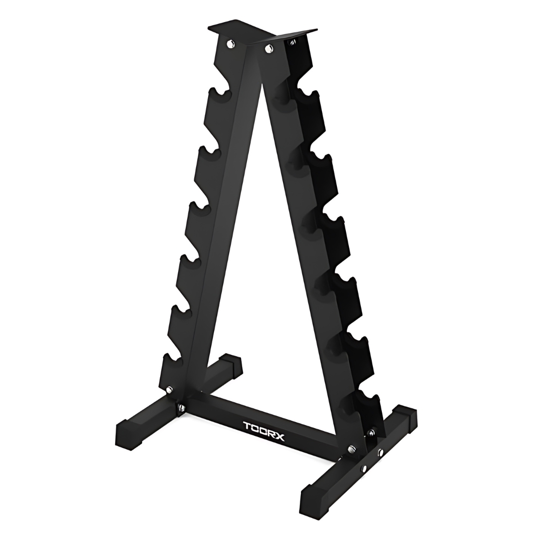 Toorx Dumbbells Rack 6 Pairs | Kompaktno, stabilno i uredno rješenje za pohranu utega