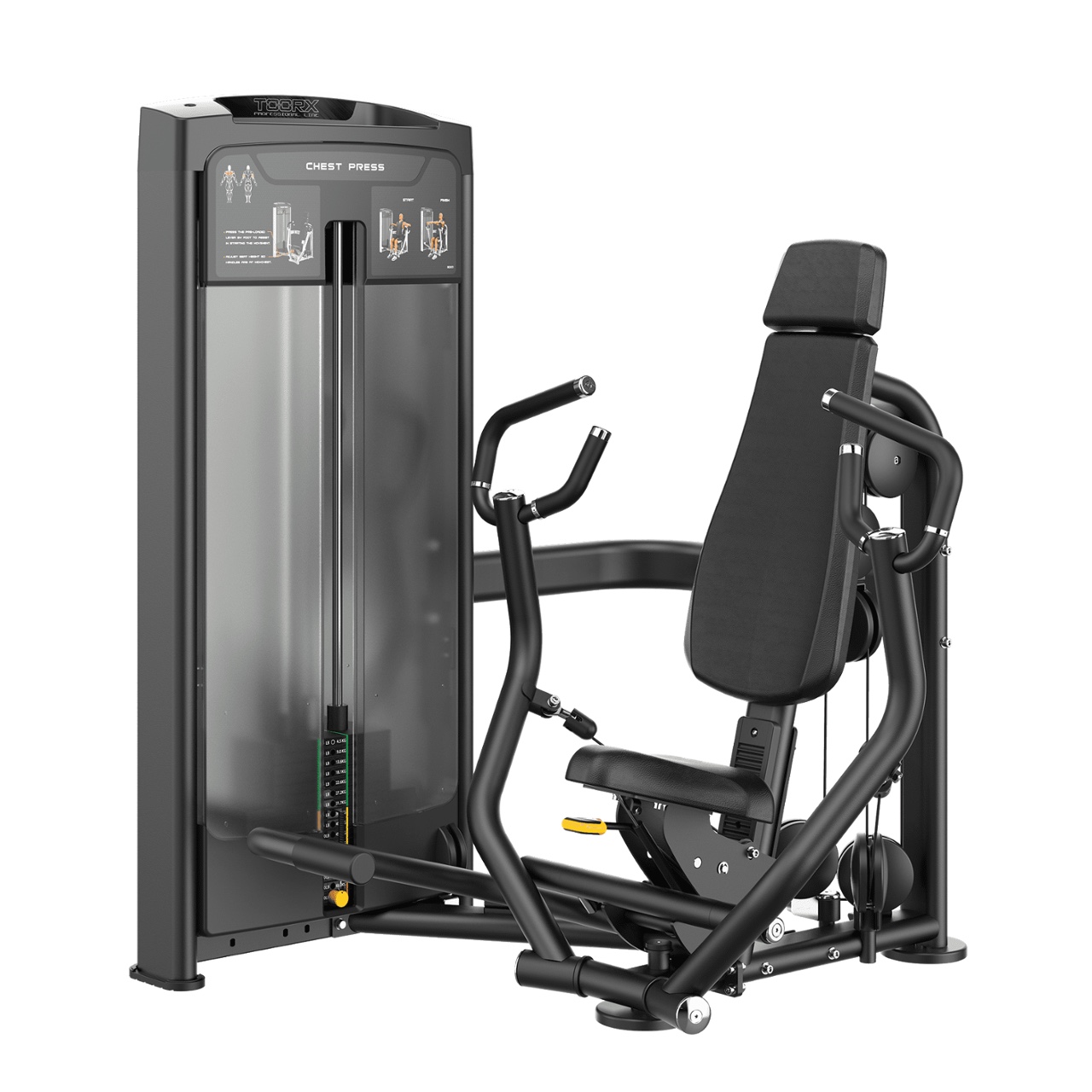 Toorx PLX 8000 Converging Chest Press | Profesionalna sprava za snažan, siguran i prirodan potisak prsa - Slika 2