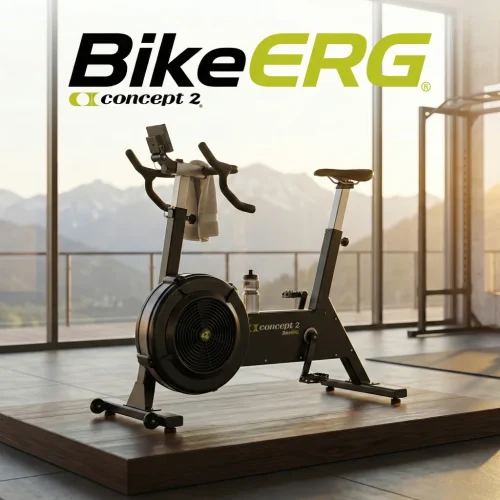 Concept2 BikeErg | PM5 monitor, zračni otpor, remenski pogon | Osvojite virtualne ceste iz svog dnevnog boravka