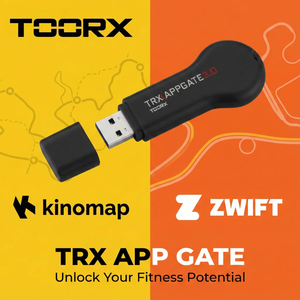 Toorx TRX APP GATE 3.0 | Bluetooth Smart Sustav | Kinomap & Zwift Podrška | Podignite trening na novu razinu