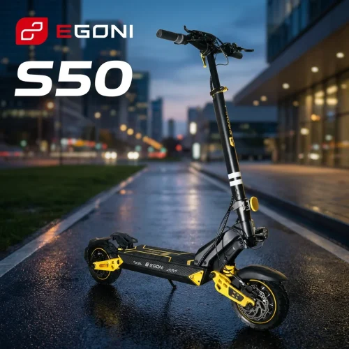 Egoni S50 električni romobil | 2000 W | Do 60 km dometa | Dvostruki motor i vrhunski ovjes