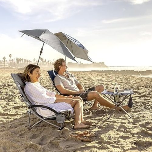 Sport-Brella Beach Chair stolica za plažu | UPF 50+ zaštita, vodootporna, 3.5 kg | Uživajte u savršenom hladu gdje god se nalazili