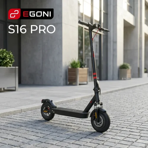 Egoni S16 PRO električni romobil | 350 W | Do 25 km dometa | Dvostruki ovjes i pametna aplikacija