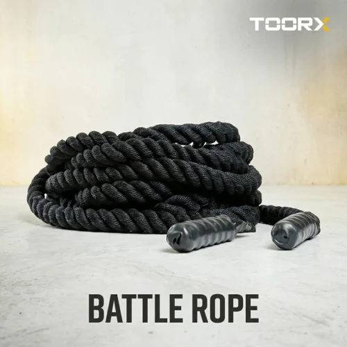 Toorx Battle rope konop za vježbanje | 38 mm - 50 mm | Profesionalno HIIT kondicijsko uže