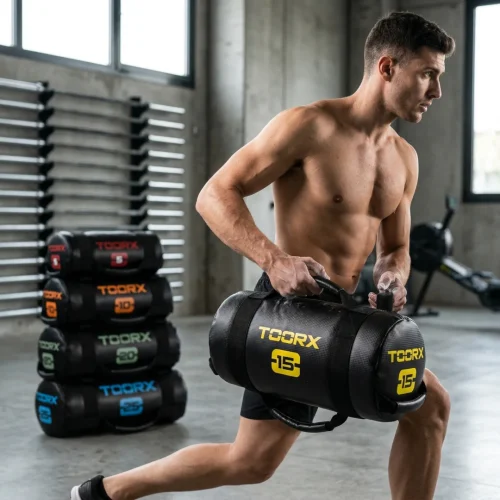 TOORX Power Bags Absolute | 6 ručki, 5–25 kg, carbon obloga | Treniraj funkcionalno