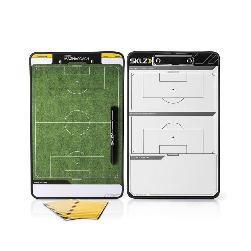 SKLZ Soccer MagnaCoach trenerska ploča za nogomet | magnetska piši-briši površina, 24 magneta, marker | Jasnija taktika za bolju igru