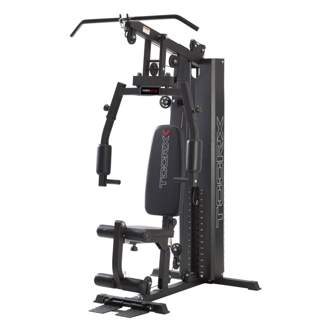 Toorx MSX-60 Multifunkcijska Sprava | 70 kg utega | Sklopivo sjedalo | Čelični okvir 50×70 mm | Trenirajte bez ograničenja - Slika 13