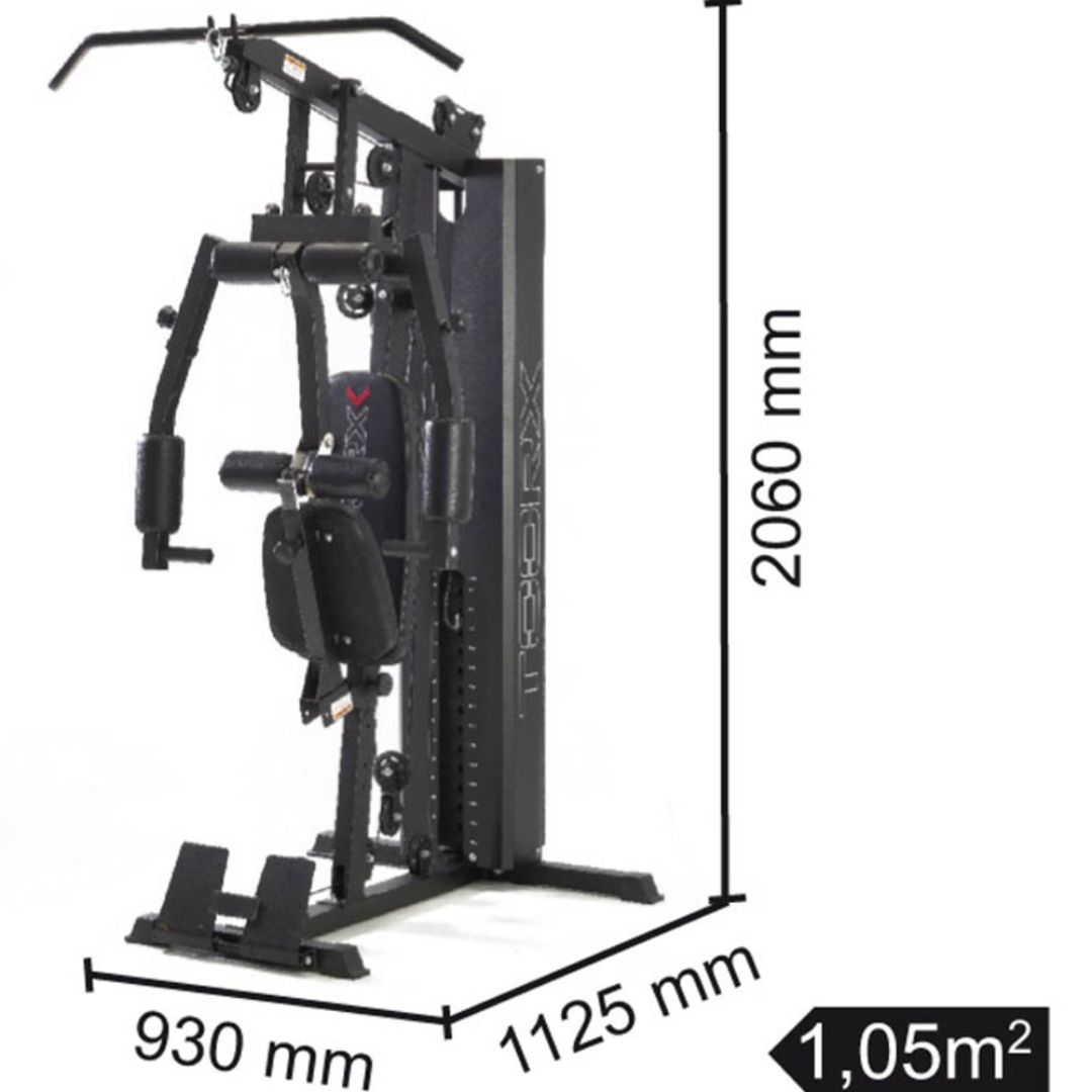 Toorx MSX-60 Multifunkcijska Sprava | 70 kg utega | Sklopivo sjedalo | Čelični okvir 50×70 mm | Trenirajte bez ograničenja - Slika 8