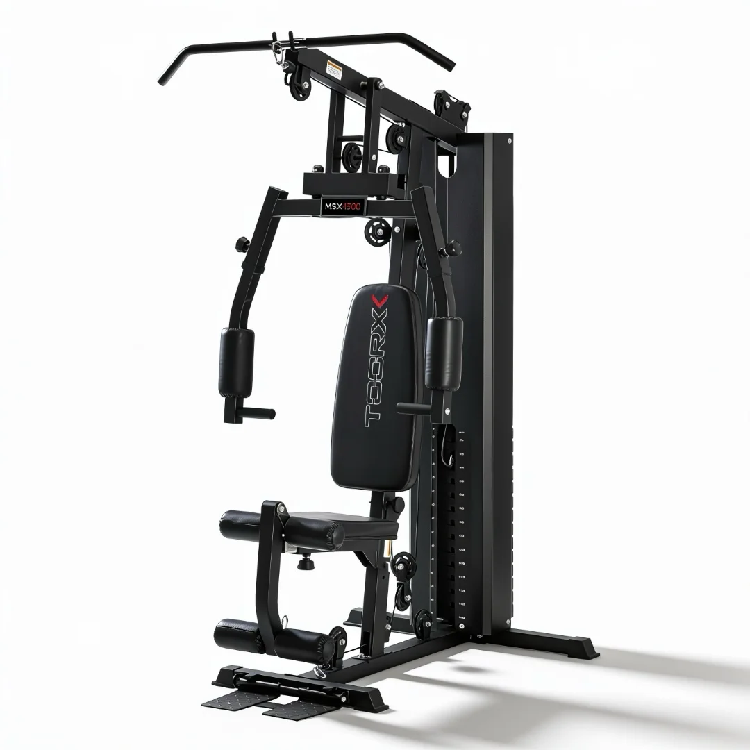 Toorx MSX-60 Multifunkcijska Sprava | 70 kg utega | Sklopivo sjedalo | Čelični okvir 50×70 mm | Trenirajte bez ograničenja - Slika 2
