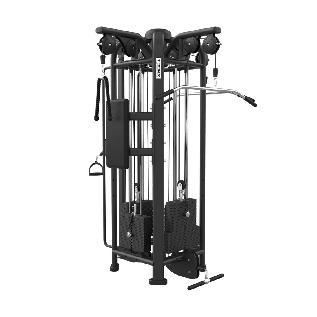 Toorx Professional CSX-8800 Jungle 4 Stations | 4 radne stanice, 4 težinska bloka i PREMIUM GRADE koloturi | Profesionalni trening cijelog tijela - Slika 2