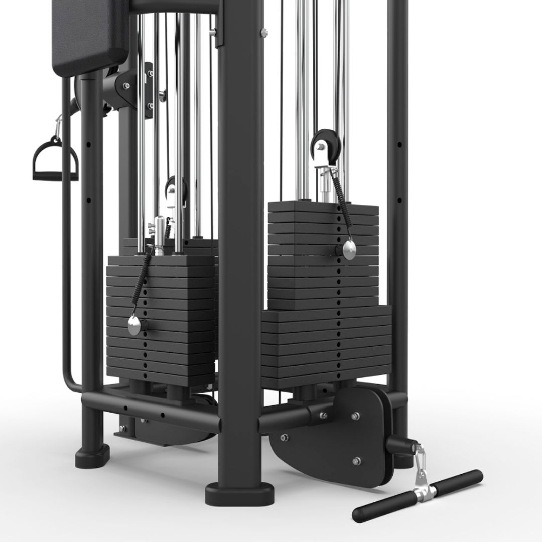 Toorx Professional CSX-8800 Jungle 4 Stations | 4 radne stanice, 4 težinska bloka i PREMIUM GRADE koloturi | Profesionalni trening cijelog tijela - Slika 4