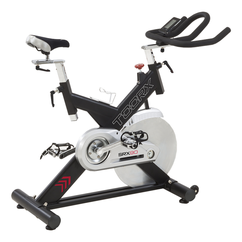 Toorx SRX-90 spinning bicikl | Zamašnjak od 24 kg, SPD pedale i nosivost 140 kg | Stabilan trening kod kuće
