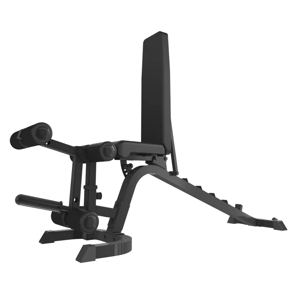 Toorx WBX-220 Multifit višenamjenska klupa za utege | 7 položaja naslona, leg curl i nosivost 320 kg | Svestran trening cijelog tijela