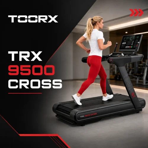 Toorx TRX-9500 CROSS | Servo motor, brzina 22 km/h, nosivost 180 kg | Profesionalna traka za trčanje bez kompromisa