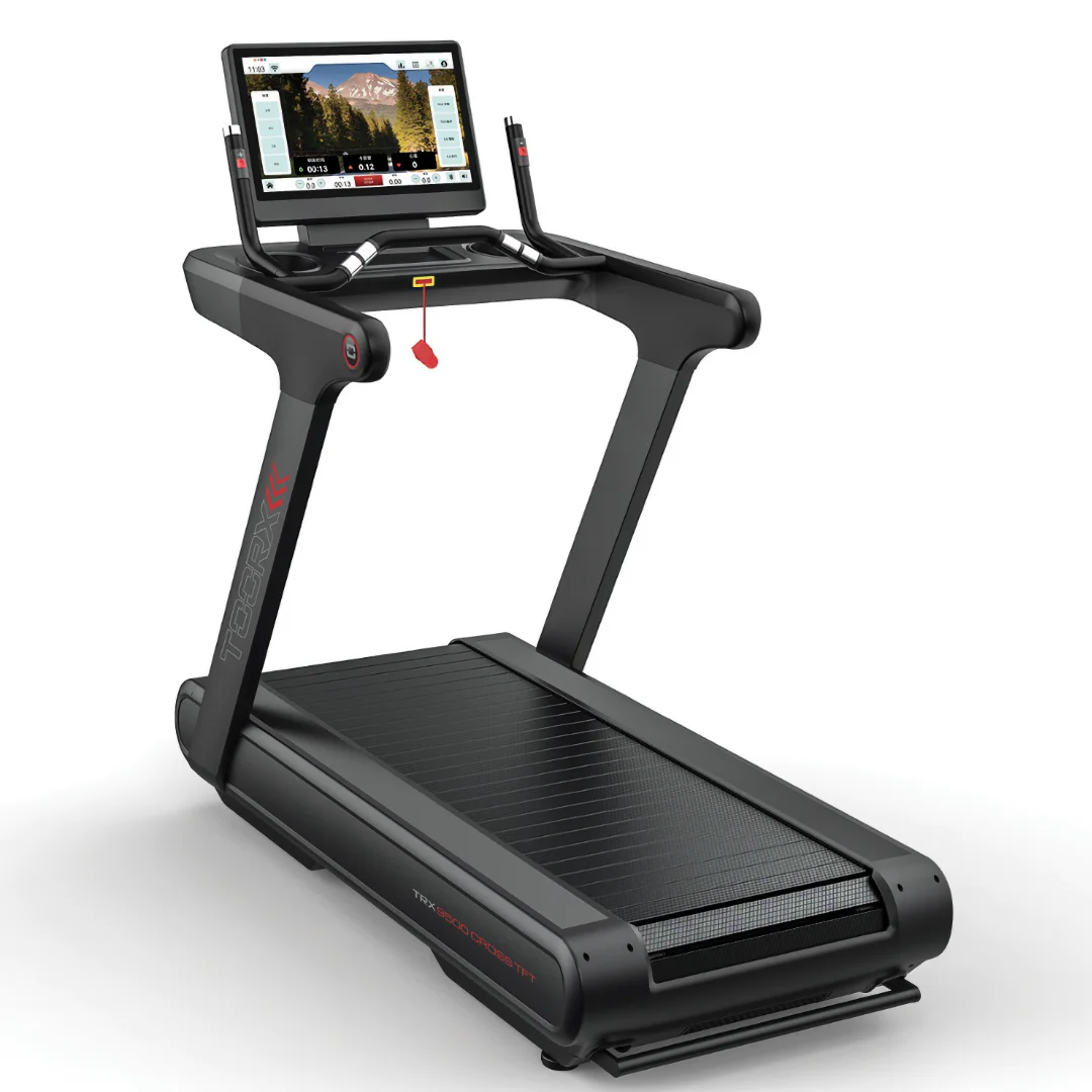 Toorx TRX-9500 CROSS TFT | 23,8" zaslon na dodir, servo motor, 22 km/h | Profesionalna traka za trčanje s ugrađenom zabavom - Slika 10