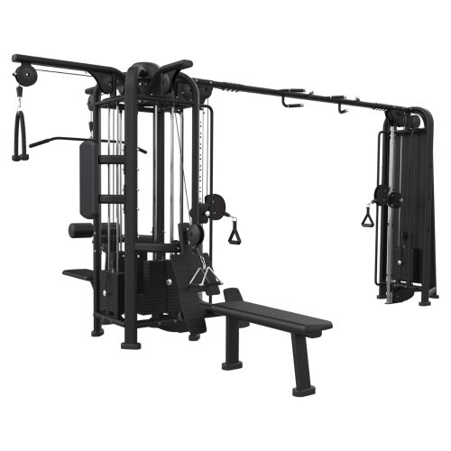 Toorx Professional CSX-9200 Jungle 5 Stations | Cable Crossover 2 × 70 kg, Lat Machine 95 kg i Pulley 102,5 kg | Profesionalni Full Body trening