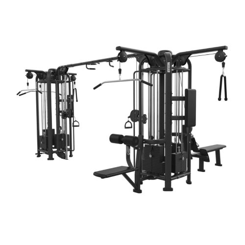 Toorx Professional CSX-9500 Jungle 8 Stations | Cable Crossover 2 × 70 kg, Lat Machine 95 kg, Pulley 102,5 kg i 8 radnih stanica | Profesionalni Full Body trening