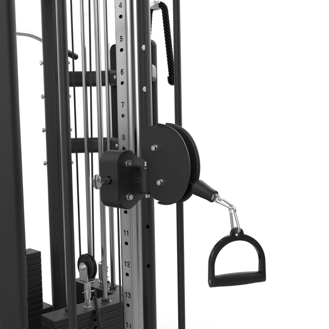 Toorx Professional CSX-9500 Jungle 8 Stations | Cable Crossover 2 × 70 kg, Lat Machine 95 kg, Pulley 102,5 kg i 8 radnih stanica | Profesionalni Full Body trening - Slika 5