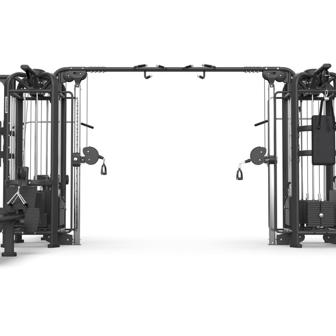 Toorx Professional CSX-9500 Jungle 8 Stations | Cable Crossover 2 × 70 kg, Lat Machine 95 kg, Pulley 102,5 kg i 8 radnih stanica | Profesionalni Full Body trening - Slika 3