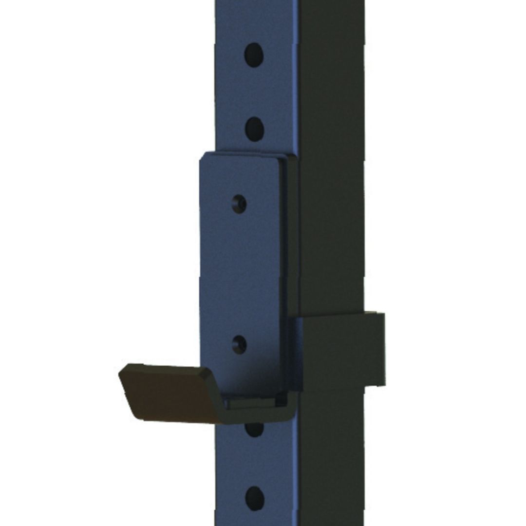 Toorx Vertical WLX-2800 sklopivi zidni rack | Nosivost 300 kg, J-hooks i sigurnosni graničnici | Profesionalni trening snage - Slika 4