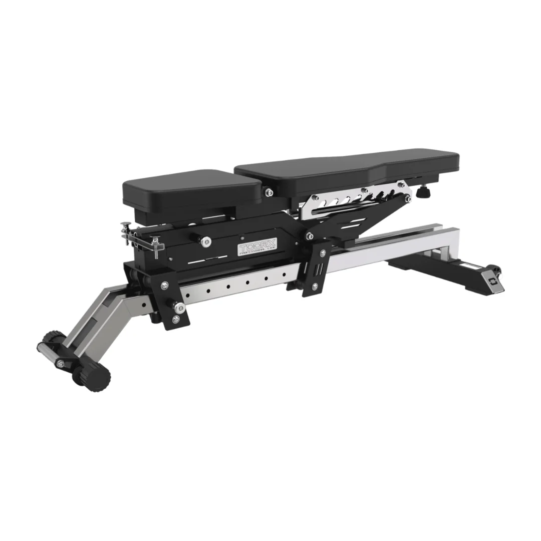 Toorx BENCHASX9.5 multifunkcionalna klupa za ASX-9500 | Nosivost 390 kg, modularni nastavci | Jedna klupa, više vježbovnih stanica