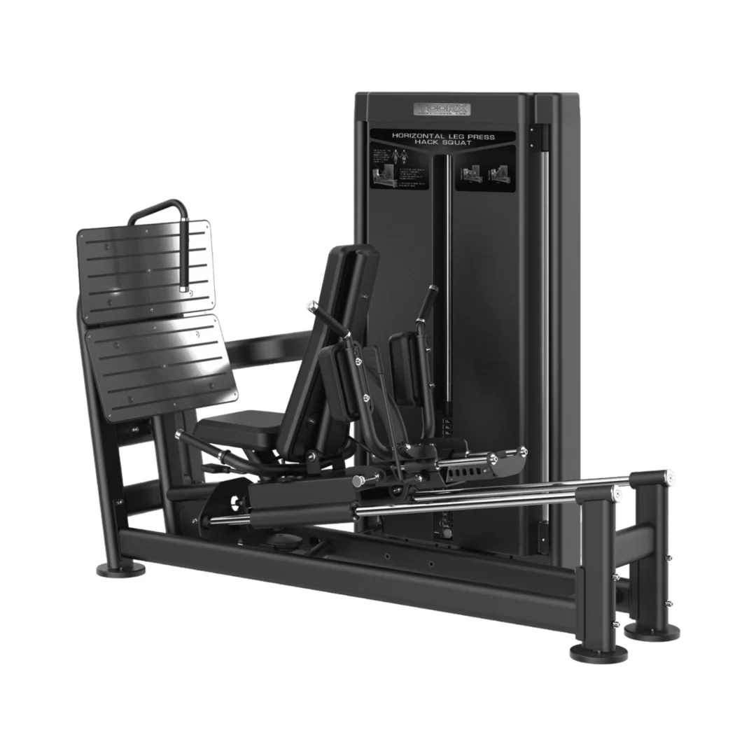 Toorx Professional PLX-9130 | Profesionalna sprava za horizontalni potisak za noge i hack čučanj sa 150 kg utega