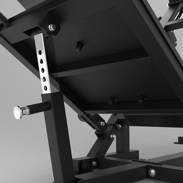 Toorx Vertical HSX-3000 Leg Press / Hack Squat | 500 kg ukupno (korisnik + utezi) | 140.7 kg | Leg Press i Hack Squat u jednoj spravi - Slika 7