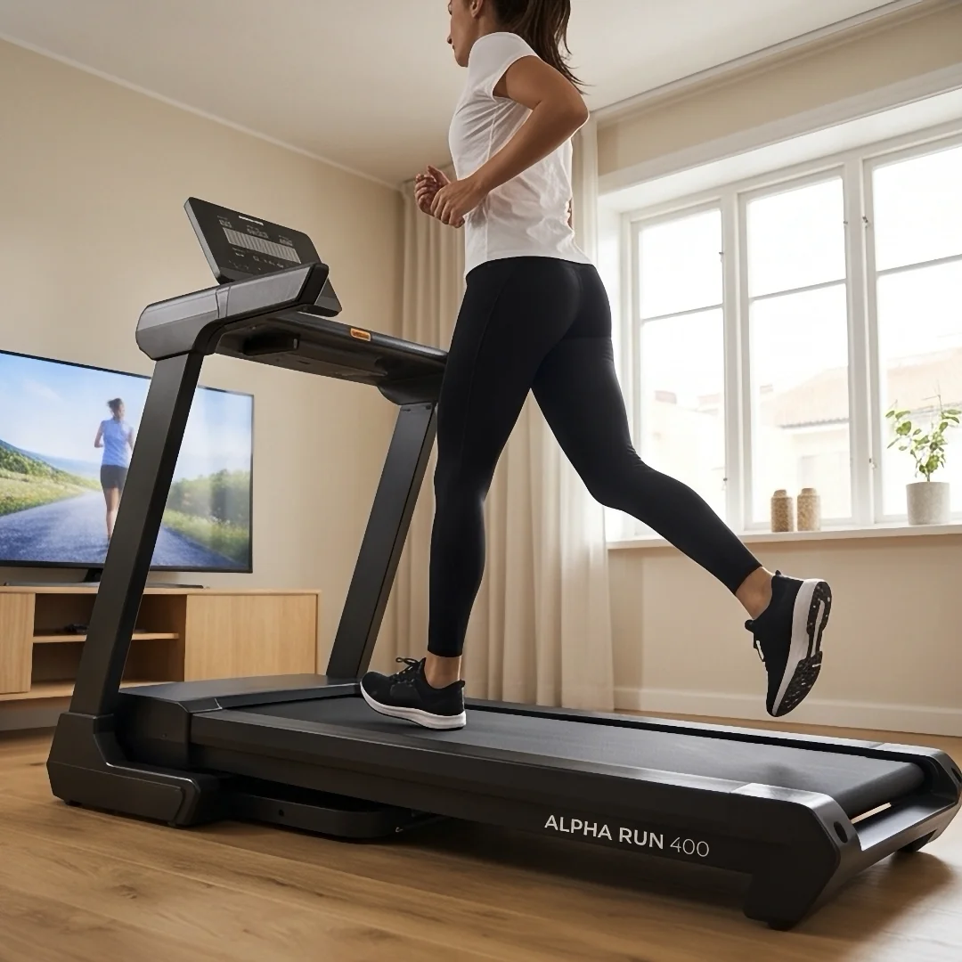 Kettler Alpha Run 400 traka za trčanje | 3 KS motor bez četkica (DC), 20 km/h, nagib 0–15% | Prvi korak prema redovitom treningu kod kuće - Slika 4
