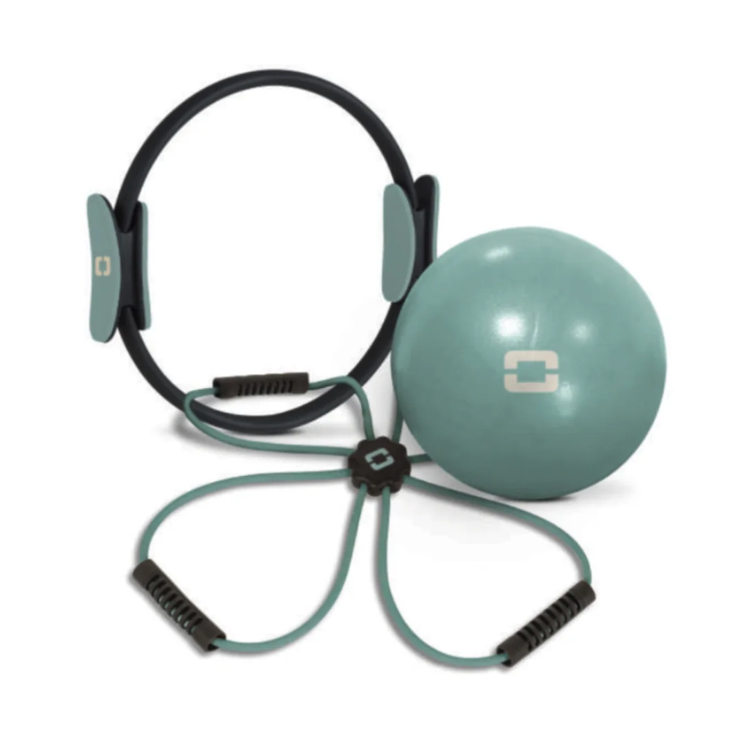 Toorx AYP-030 Pilates Balance & Flexibility set pribora za pilates | obruč Ø 38 cm · lopta Ø 25 cm · X-Core 50 × 50 cm | 3 rekvizita za raznovrstan trening