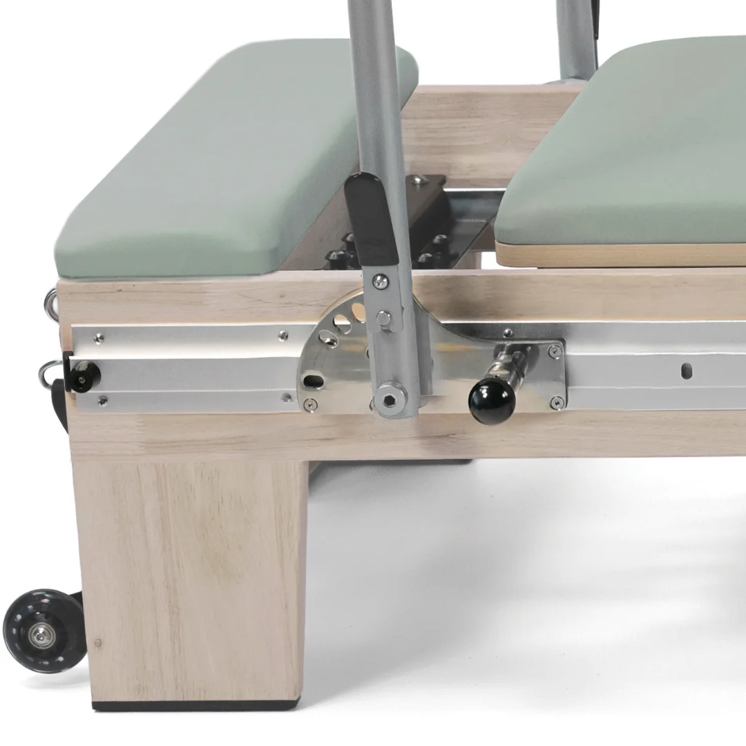 Toorx PTX 5500 drveni pilates reformer | hrastov okvir, 6 opruga, klasa S | Elegantni drveni reformer za uravnoteženu vježbu - Slika 6