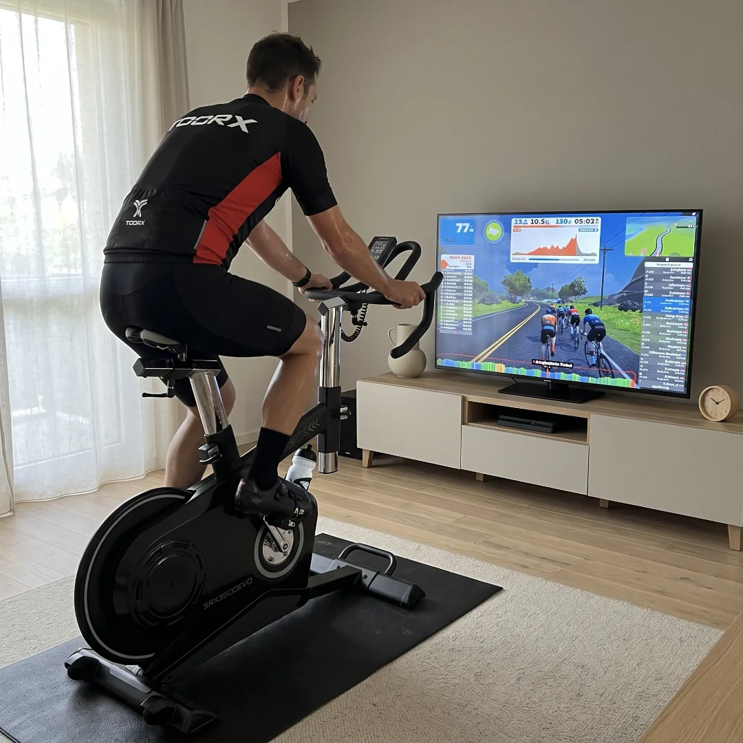 Toorx SRX 3500 EVO indoor bicikl | elektronički magnetski otpor 32 razine · Zwift/Kinomap · HRC · Watt program | napredan trening kod kuće ili u studiju - Slika 2