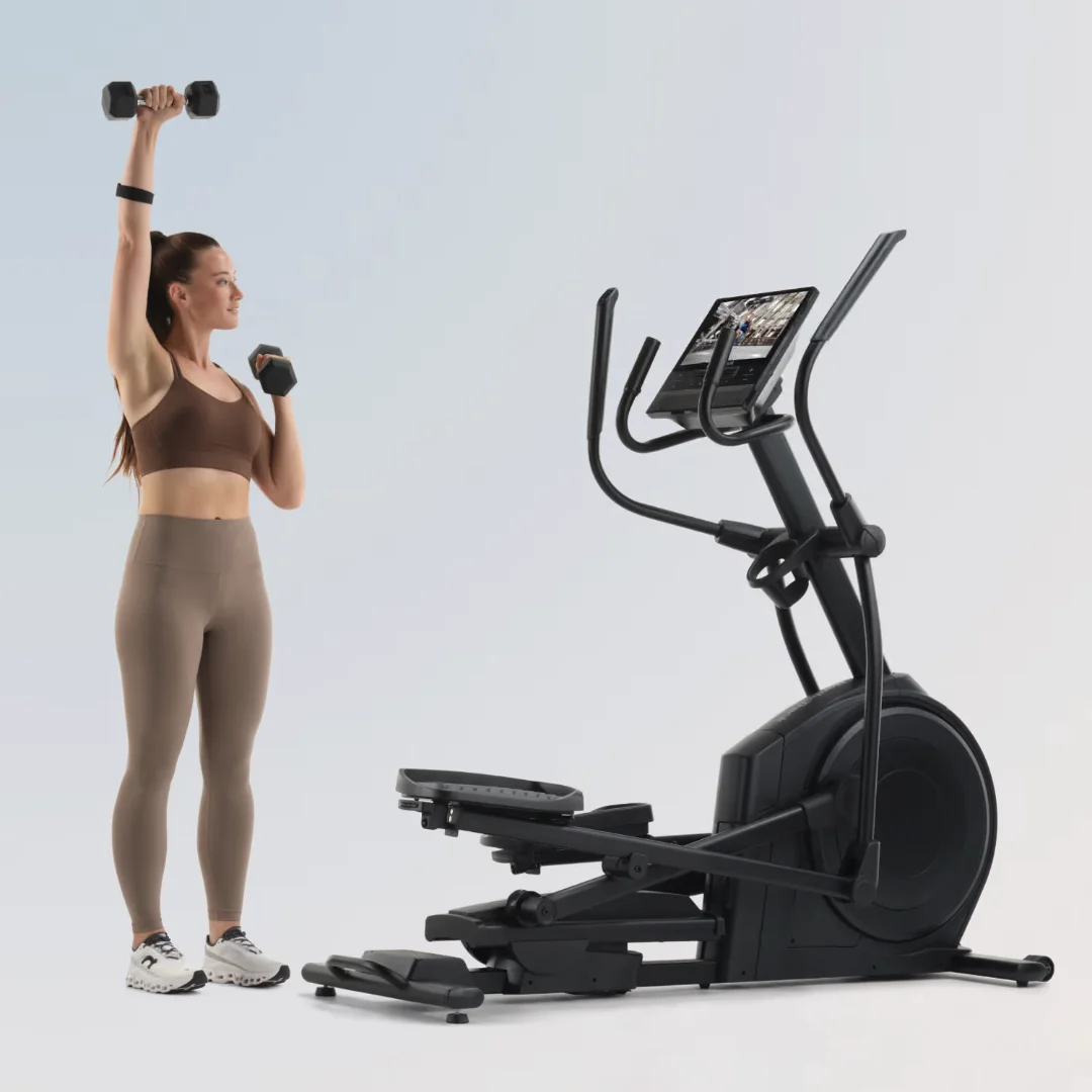 NordicTrack AirGlide 16 eliptični trenažer | 16-inčni HD zaslon osjetljiv na dodir s podešavanjem nagiba, 26 razina SMR otpora, Nagib −5° do 15° | Trenirajte prema vlastitom planu - Slika 4