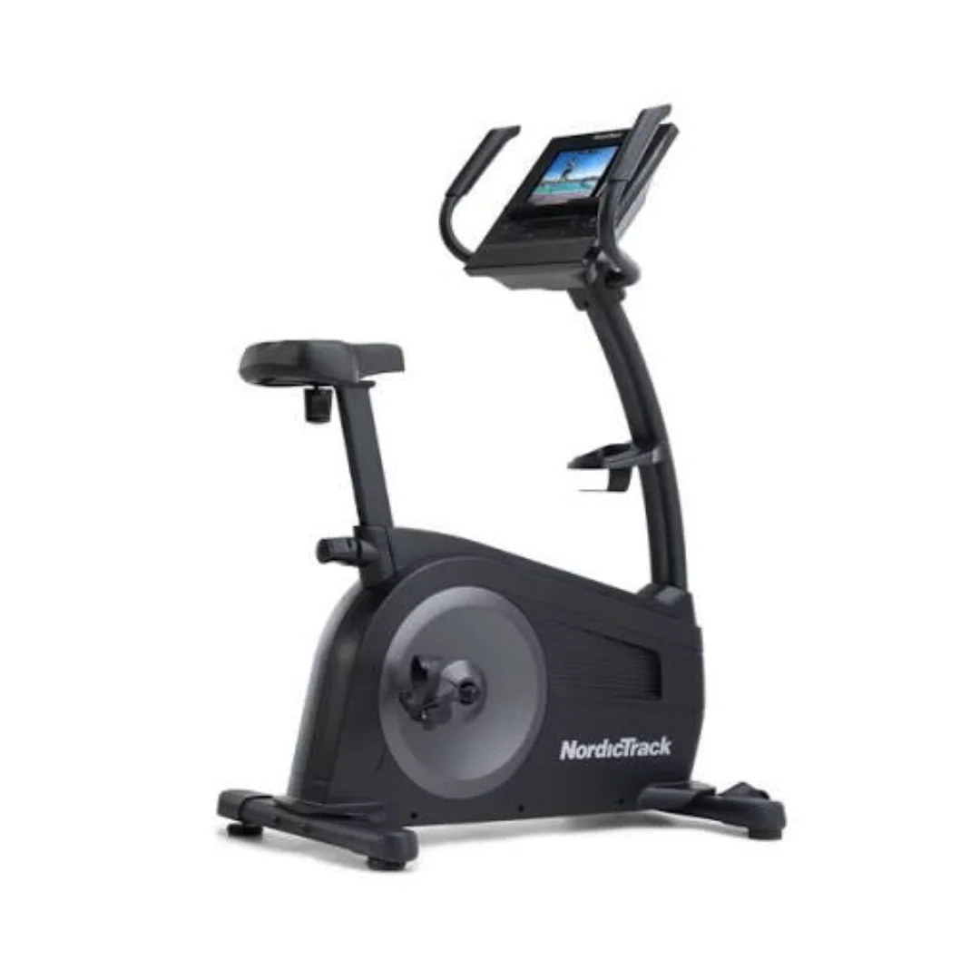 NordicTrack GX LE Upright Bike uspravni sobni bicikl | Uspravna konstrukcija, 5-inčni LCD zaslon, 24 razine SMR otpora | Trenirajte prema vlastitom planu